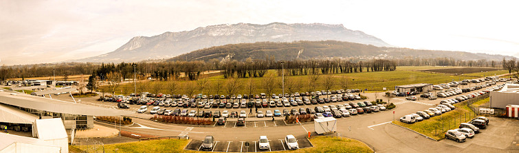 parking de l'aéroport de Chambéry Savoie Mont-Blanc
